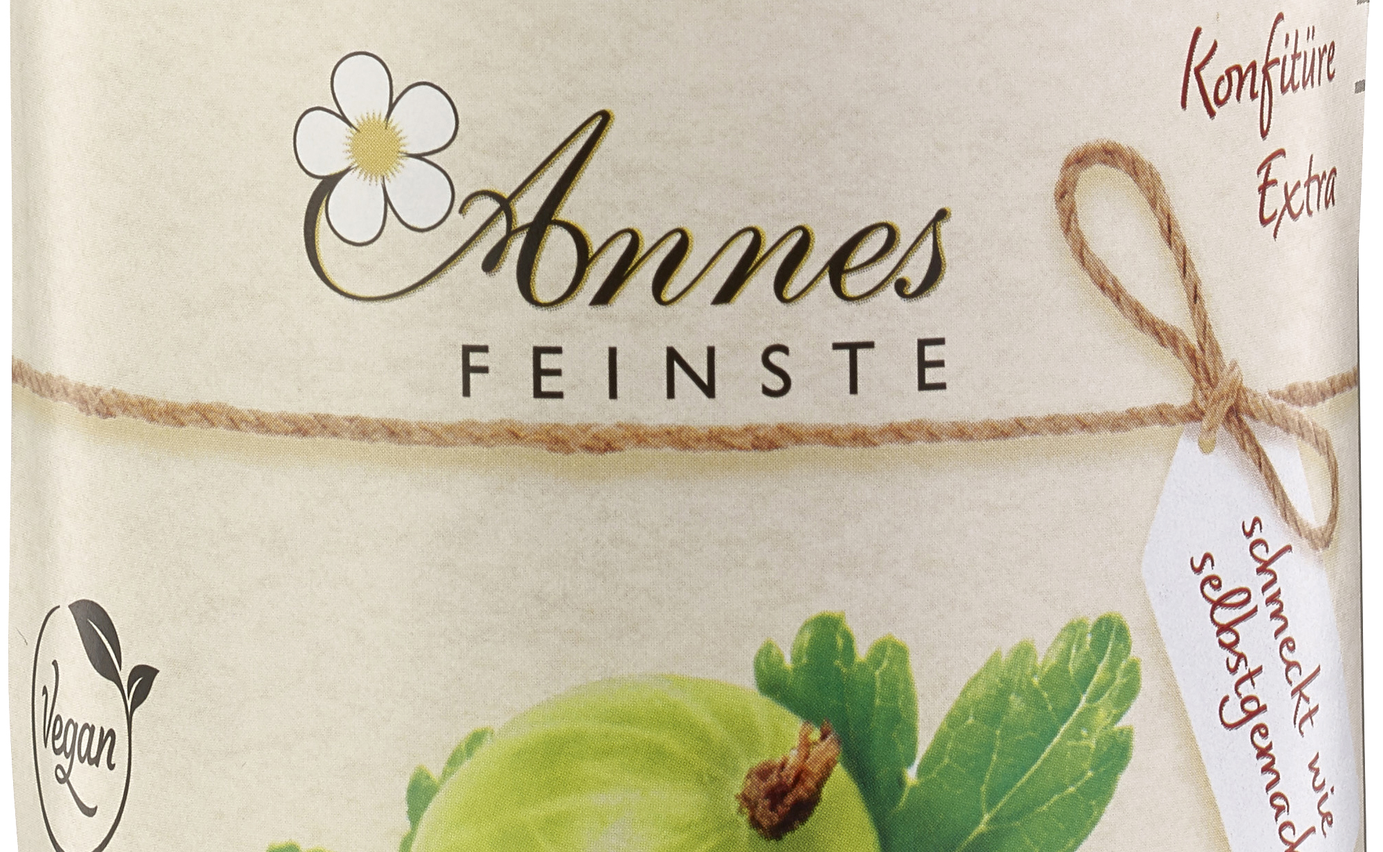 ANNES FEINSTE Stachelbeer Konfitüre extra - 225 g 