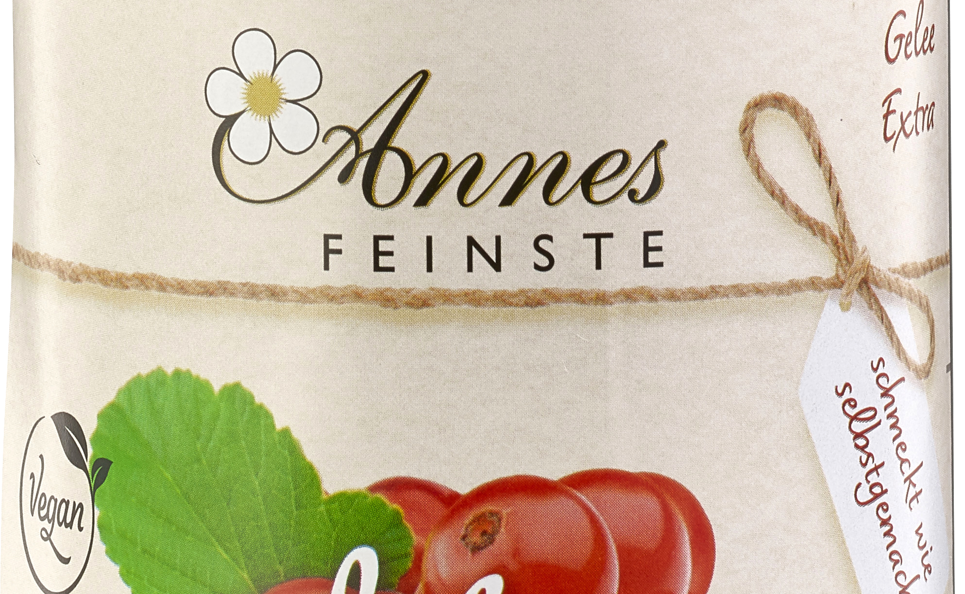 ANNES FEINSTE  Rote Johannisbeer Gelee extra - 225g 