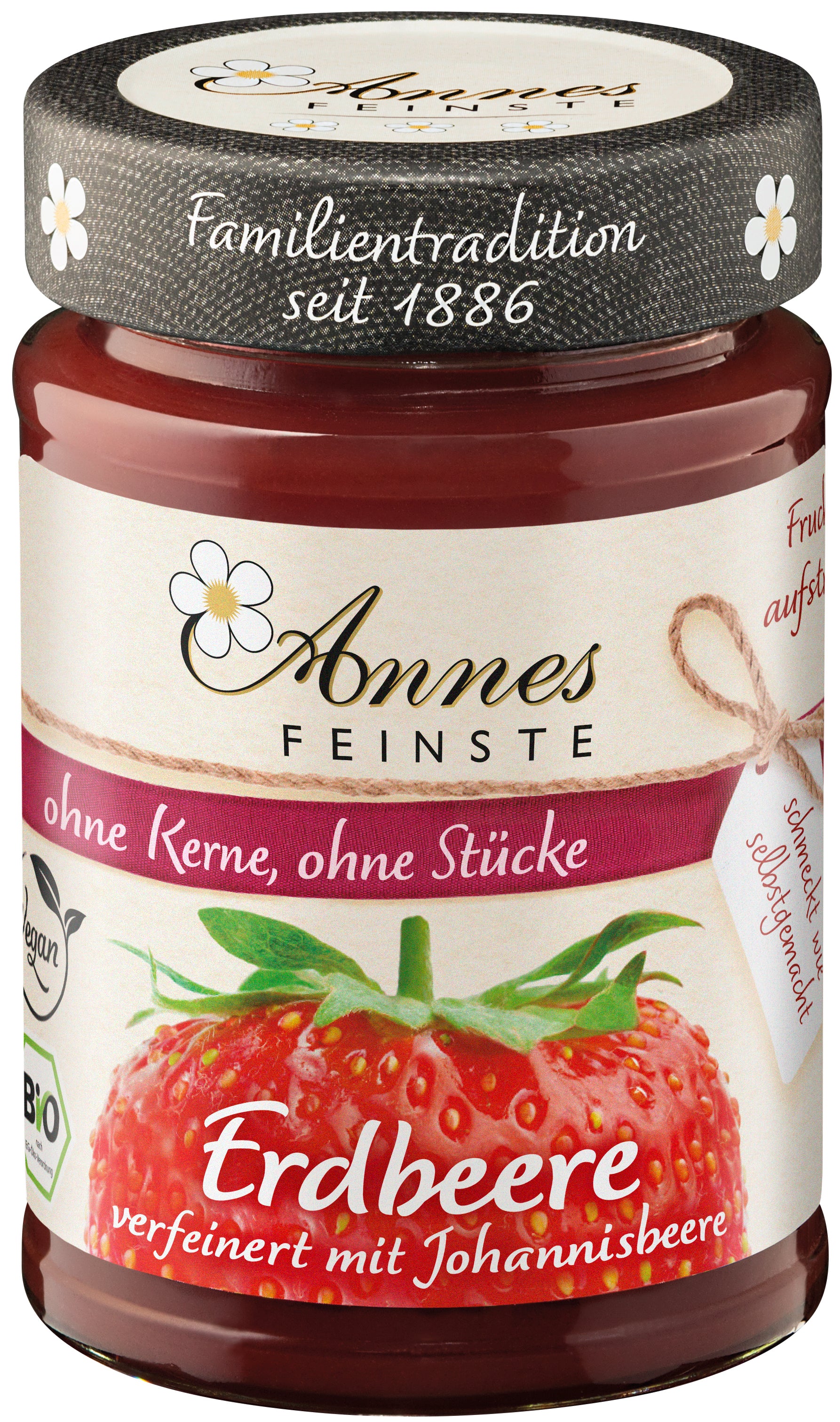 ANNES FEINSTE Fruchtaufstrich Erdbeer-Johannisbeer  - 210 g