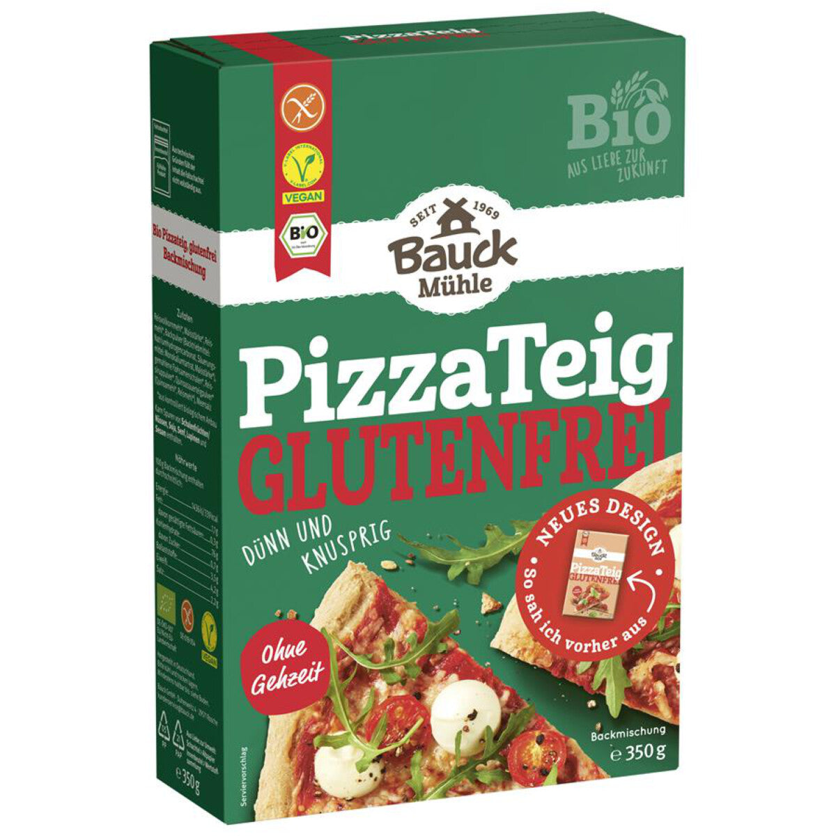 BAUCKHOF Pizza-Teig glutenfrei - 350 g