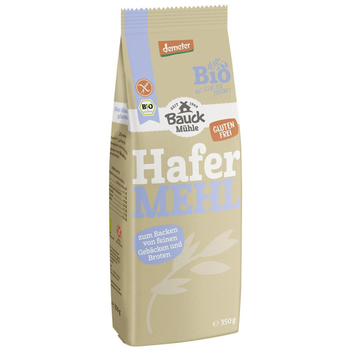 BAUCKHOF  Hafermehl Vollkorn glutenfrei - 350 g