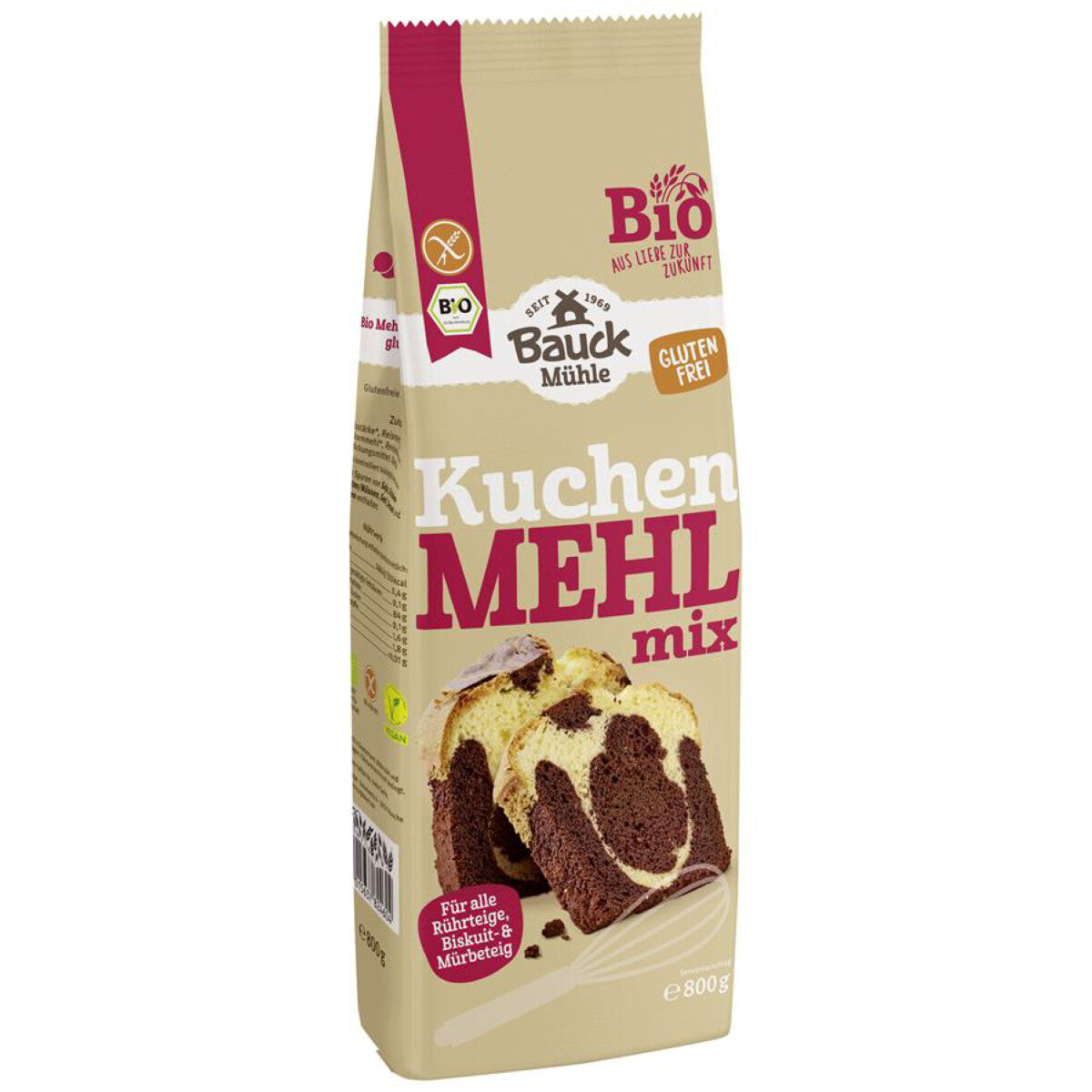 BAUCKHOF  Mehl-Mix Kuchen glutenfrei - 800g