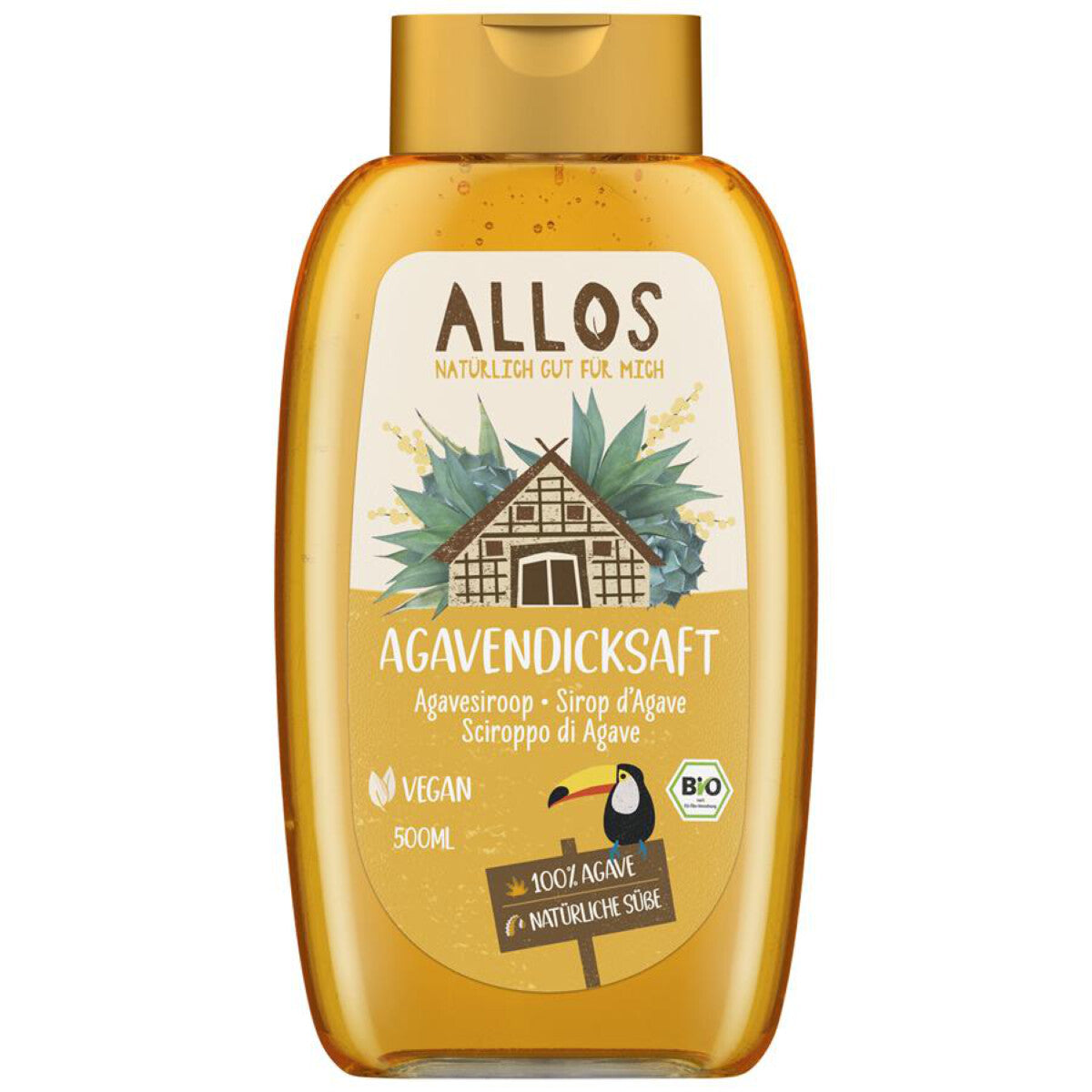 ALLOS Agavendicksaft Spender - 500 ml