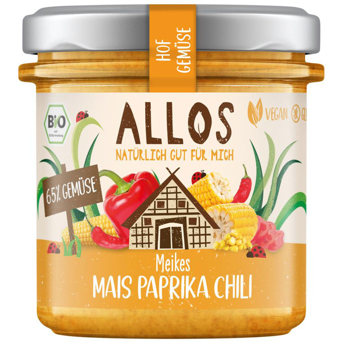 ALLOS Hof-Gemüse Meikes Mais Paprika Chili - 135 g