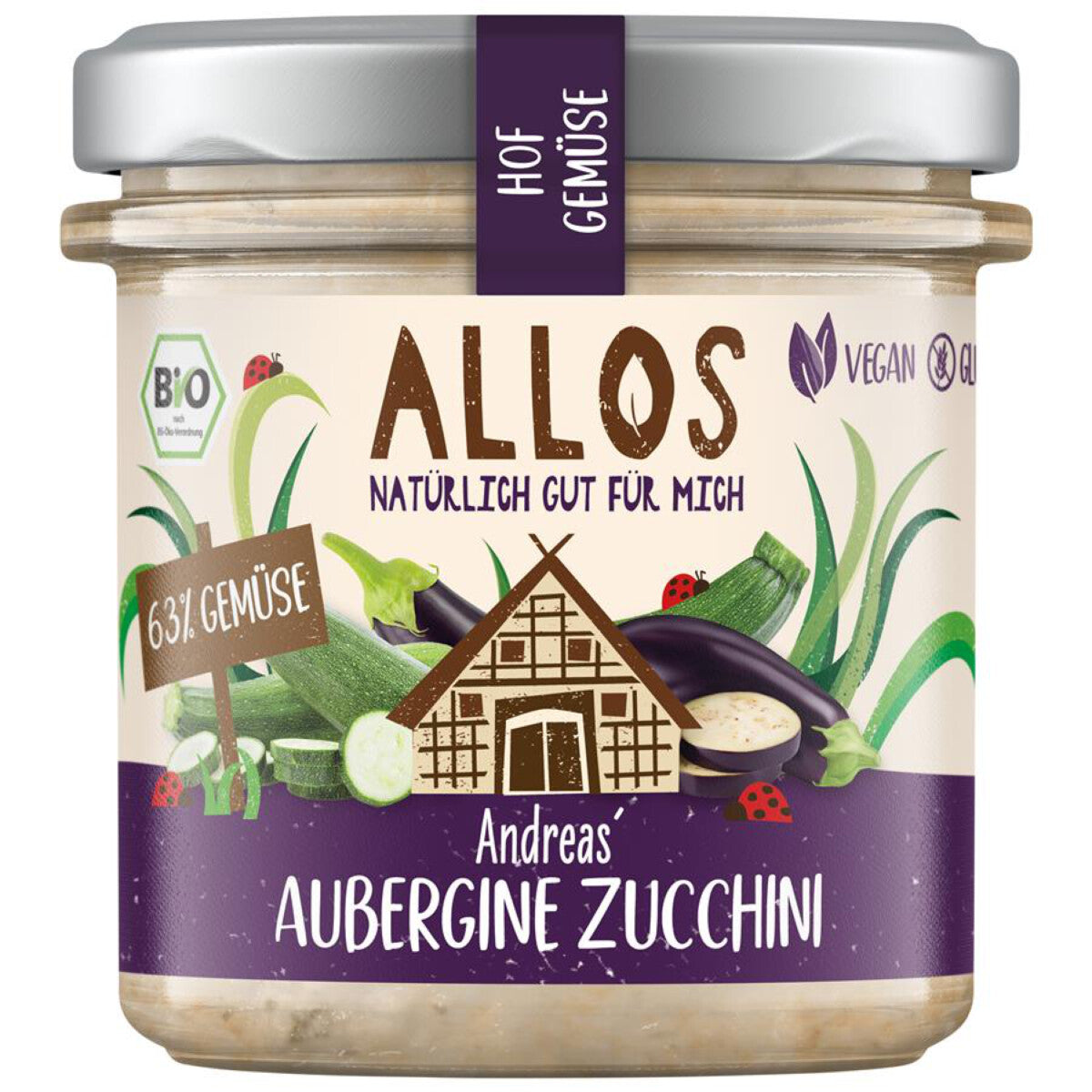 ALLOS Andreas Aubergine Zuccini - 135 g