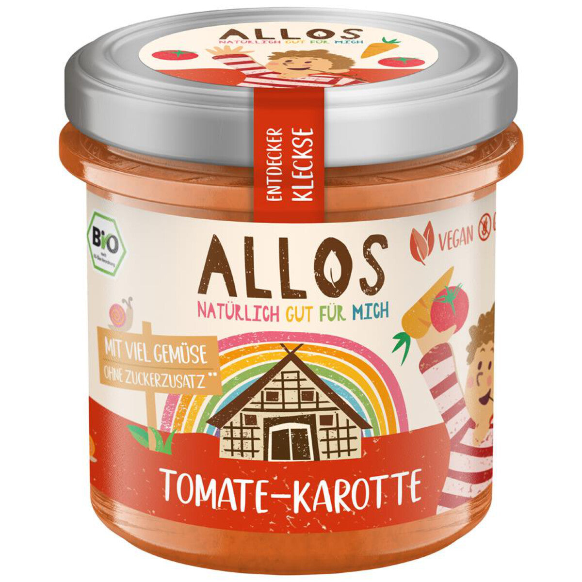 ALLOS Entdeckerkleckse Tomate Karotte - 140 g