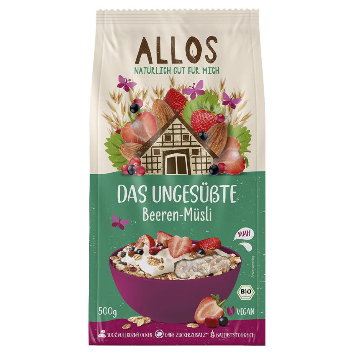 ALLOS Das ungesüßte Beeren-Müsli - 500 g