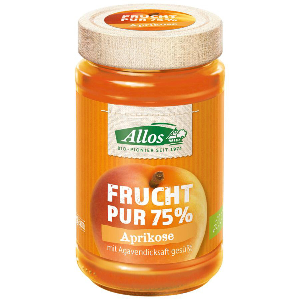 ALLOS  Fruchtaufstrich 75% Aprikose - 250 g