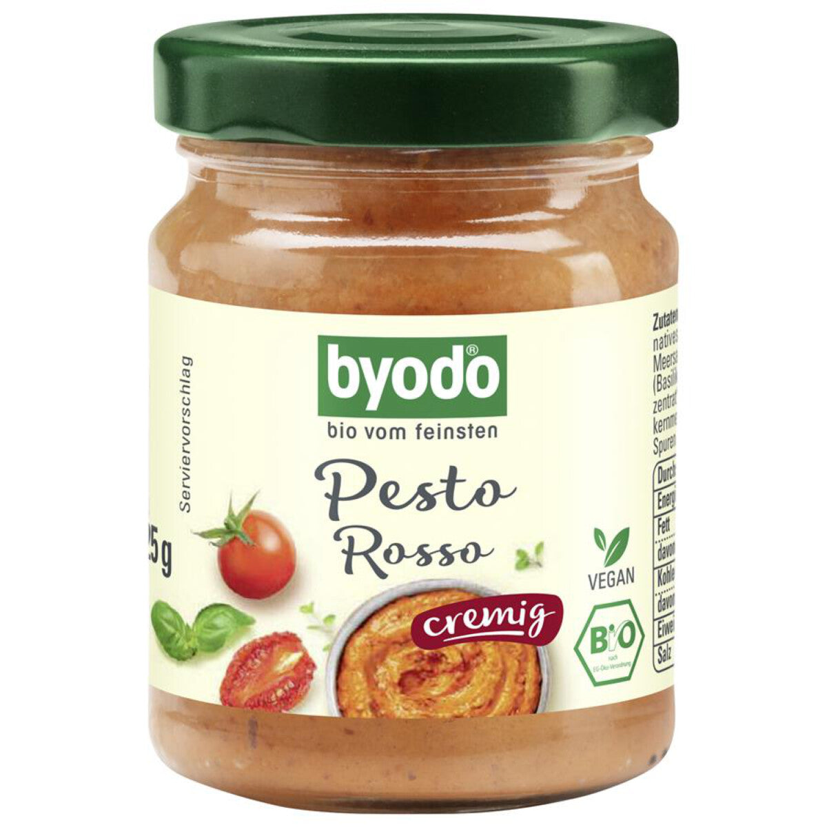 BYODO Pesto Rosso cremig - 125 g