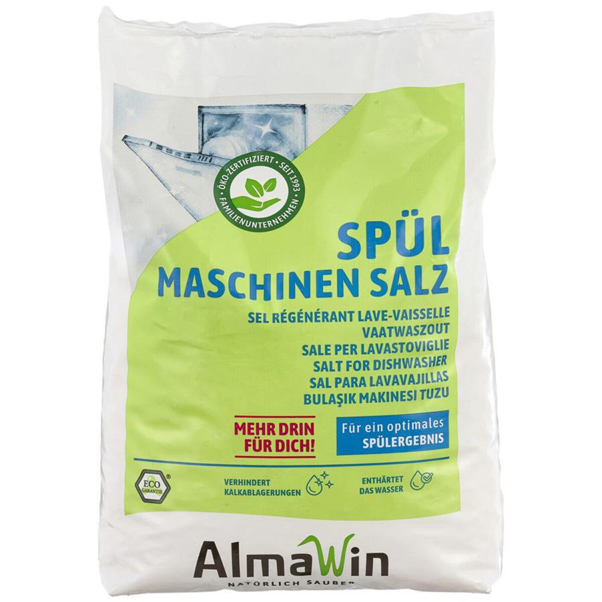 ALMAWIN Geschirrspülsalz - 2 kg