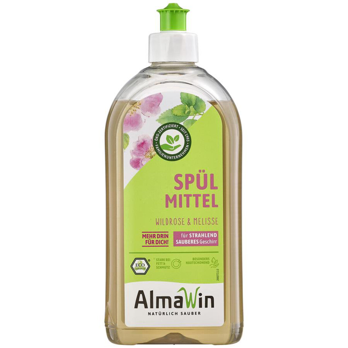 ALMAWIN Spülmittel Wildrose Melisse - 500 ml