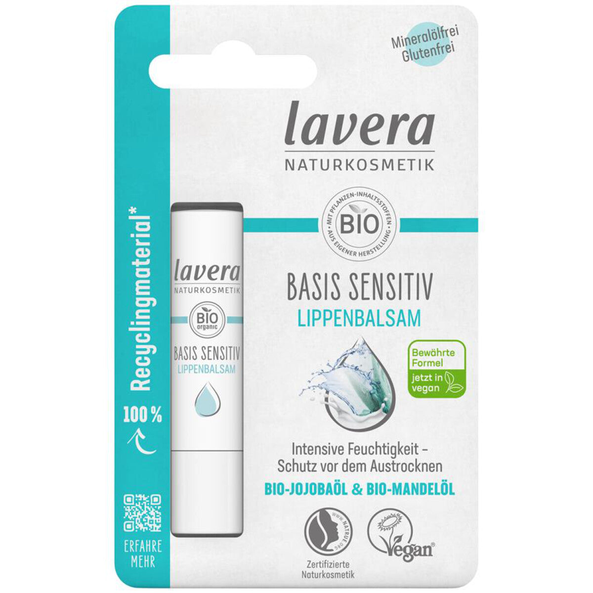 LAVERA Lippenbalsam Basis Sensitive - 4,5 g