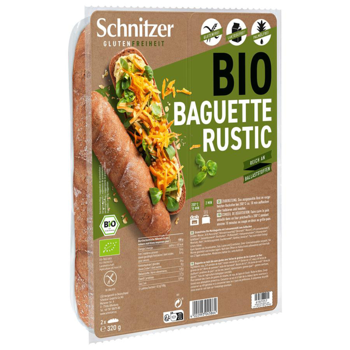 SCHNITZER Baguette Rustic - 320 g