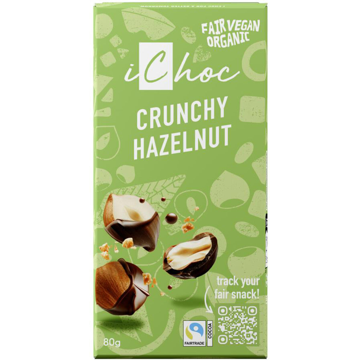 ICHOC Crunchy Hazelnut - 80 g