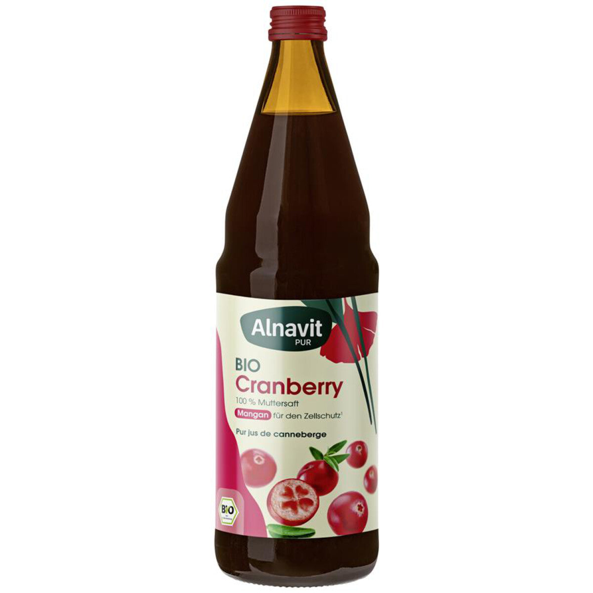 ALNAVIT Cranberry Direktsaft -  0,75 l