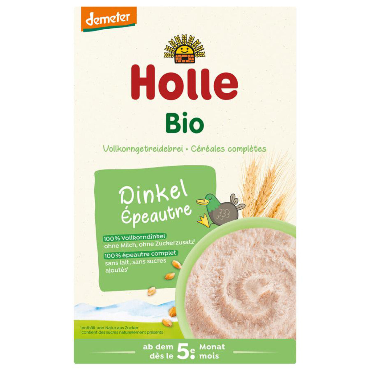 HOLLE Vollkorngetreidebrei Dinkel -  250 g