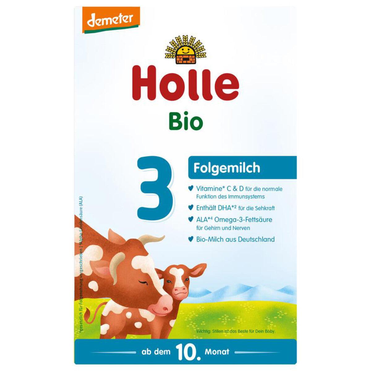 HOLLE Folgemilch 3 - 600 g