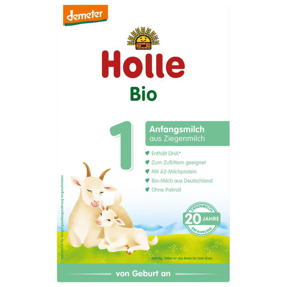 HOLLE Anfangsmilch 1 aus Ziegenmilch - 400 g