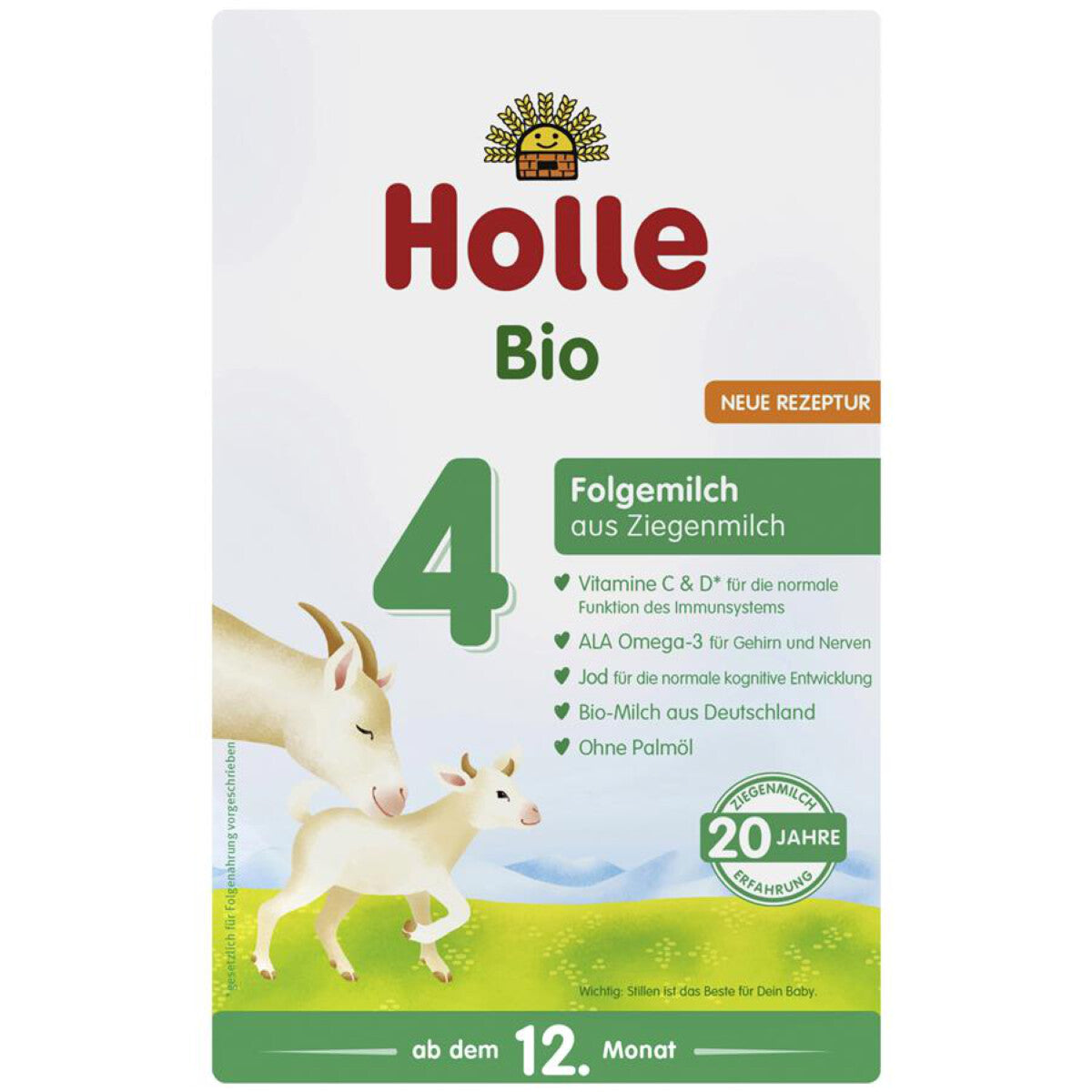 HOLLE Folgemilch 4 aus Ziegenmilch - 400 g