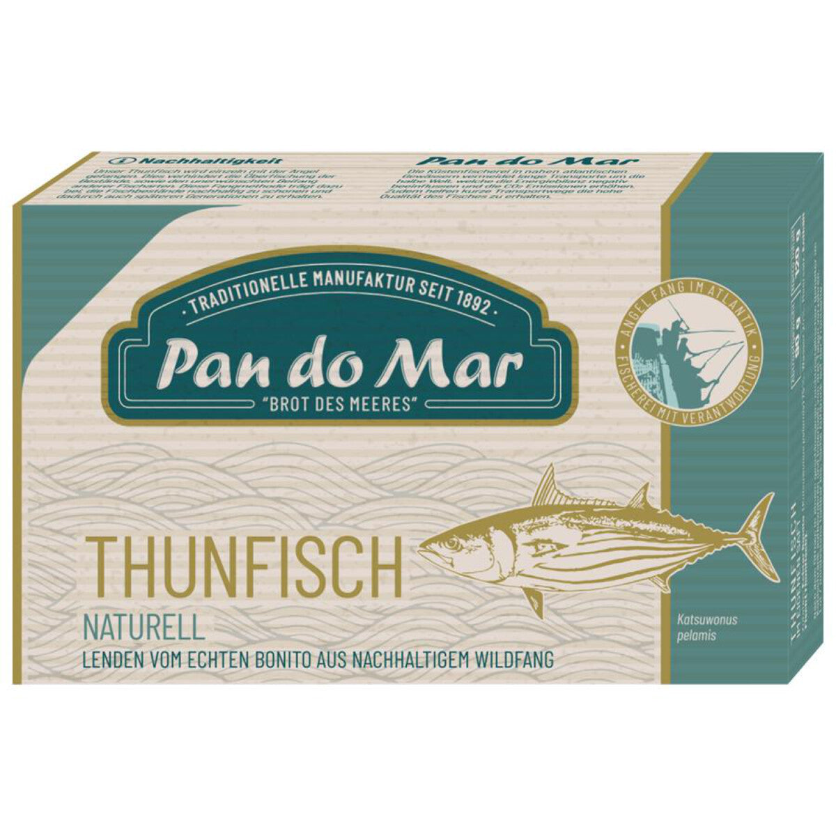 PAN DO MAR Thunfisch naturell in Lake - 120 g