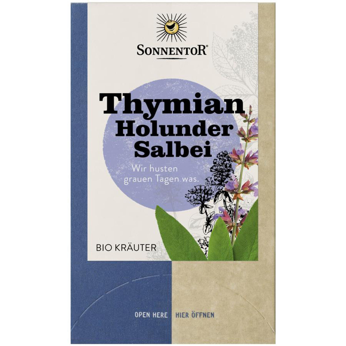 SONNENTOR Thymian-Holunder-Salbei - 18 Btl.