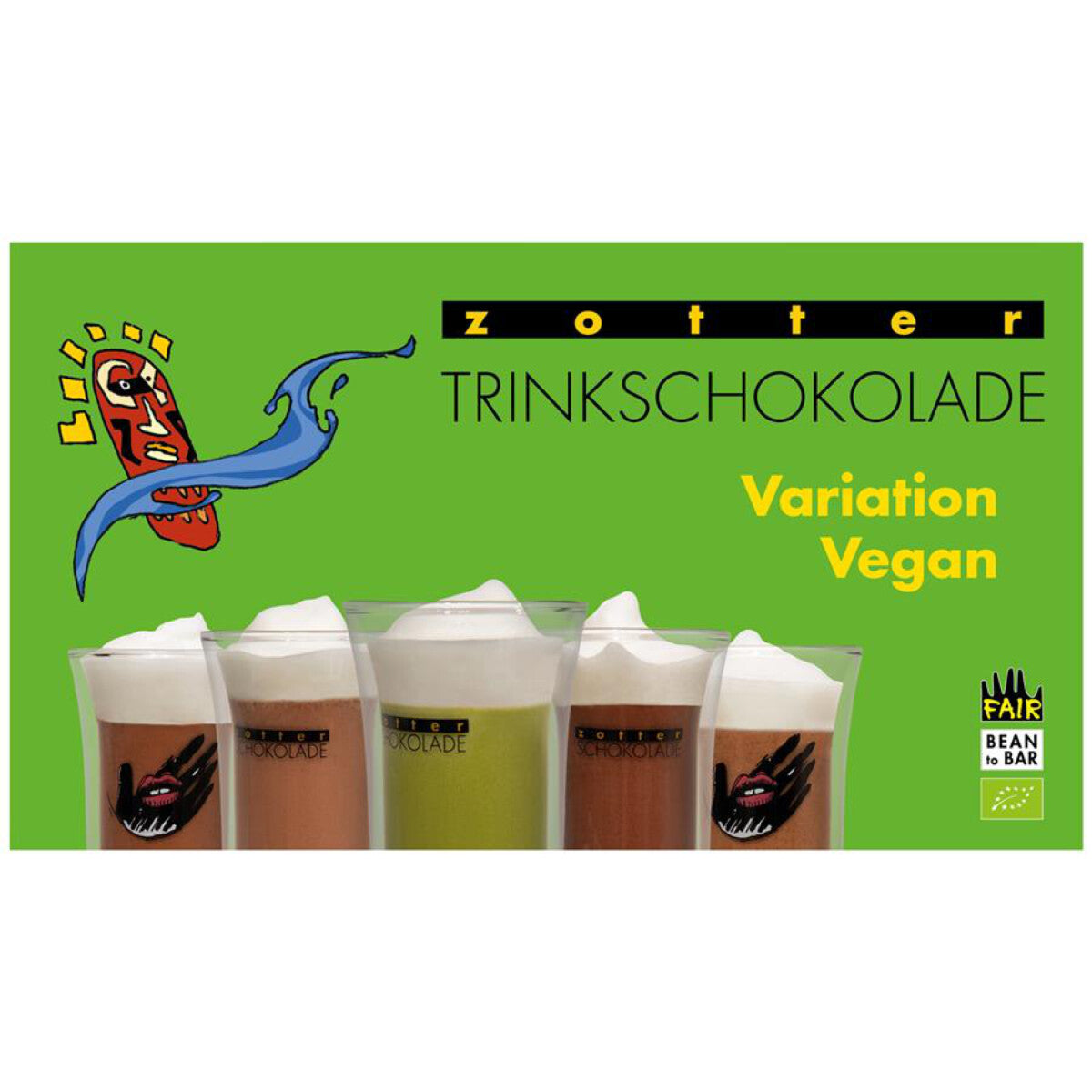 ZOTTER Trinkschokolade Variation vegan 5x22g - 110 g