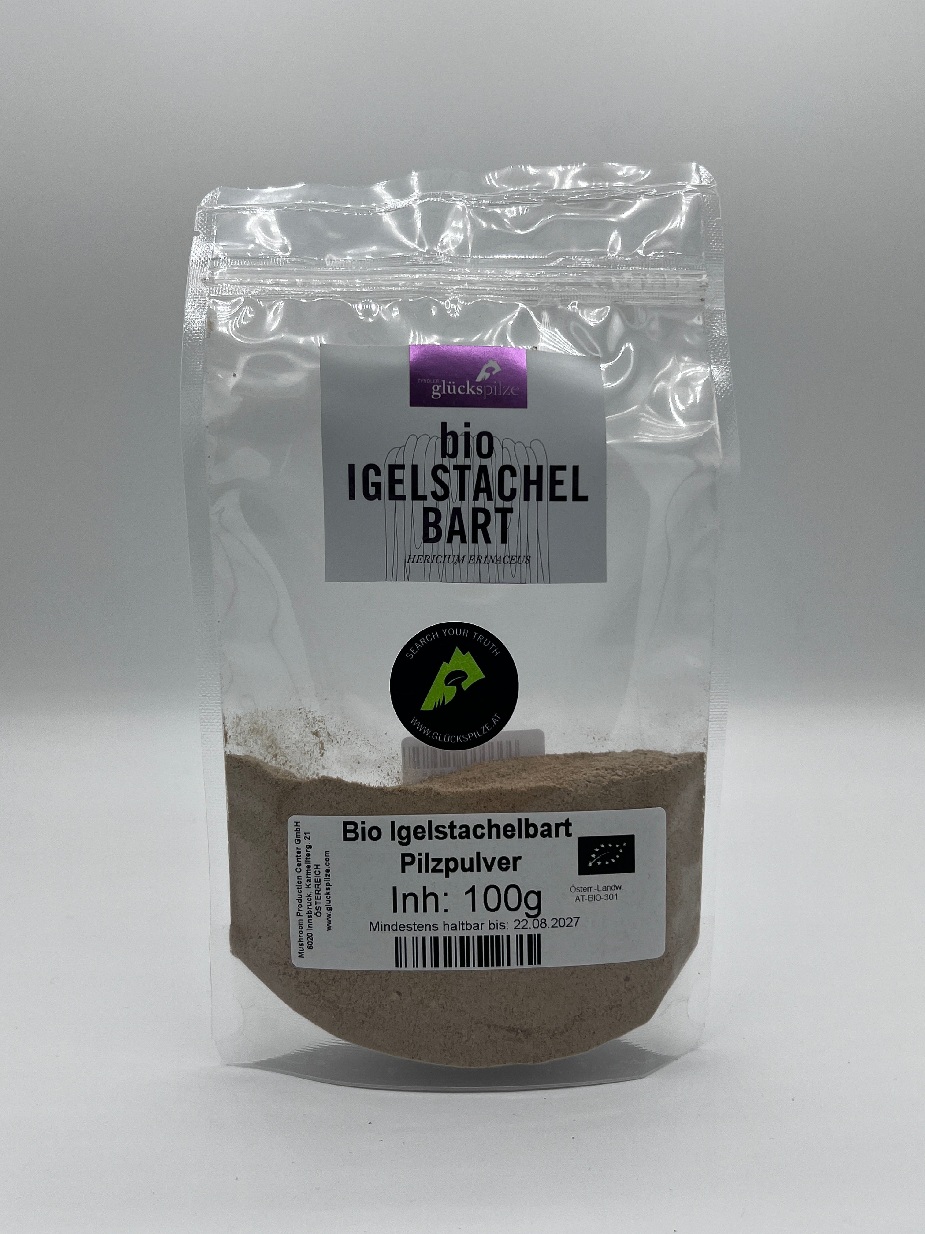 TYROLER GLÜCKSPILZE Igelstachelbert Pulver -  100 g 