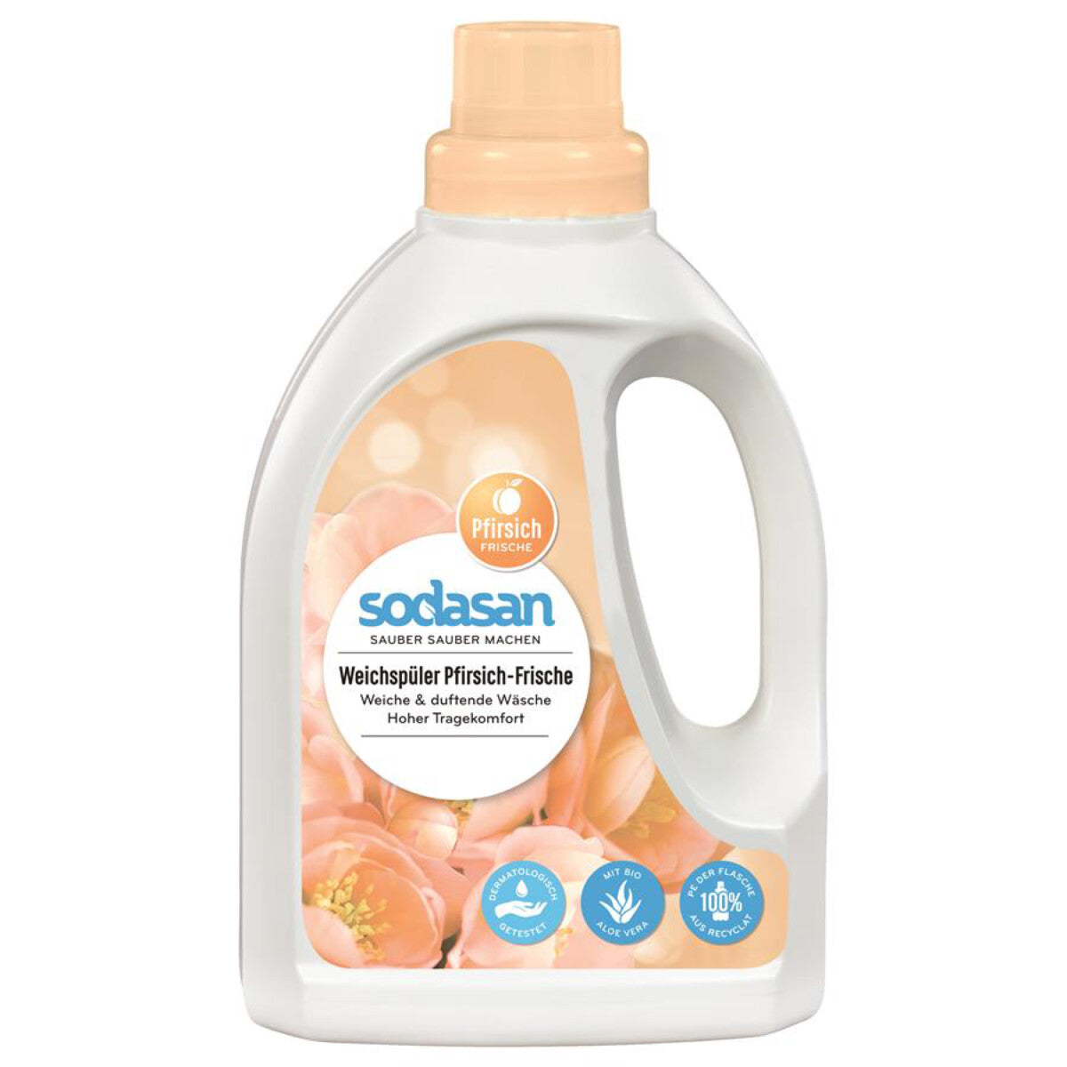 SODASAN Weichspüler Pfirsich-Frische - 750 ml