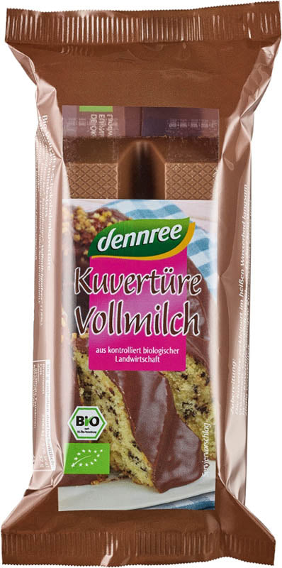 DENNREE Kuvertüre Vollmilch - 150 g